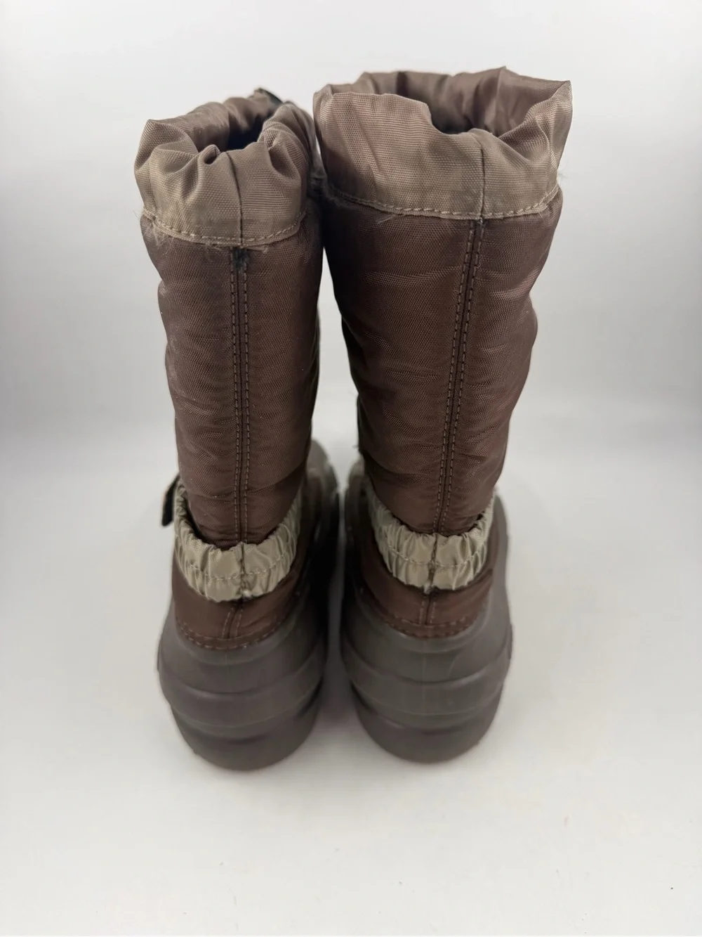 Sorel Kids Flurry -SZ 6- Brown Orange Waterproof Insulated Winter Snow Boots